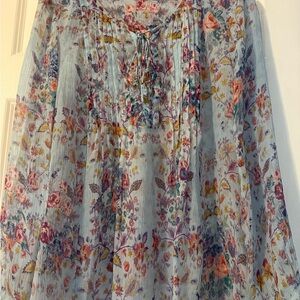 Lucky Brand Multicolor Floral Blouse